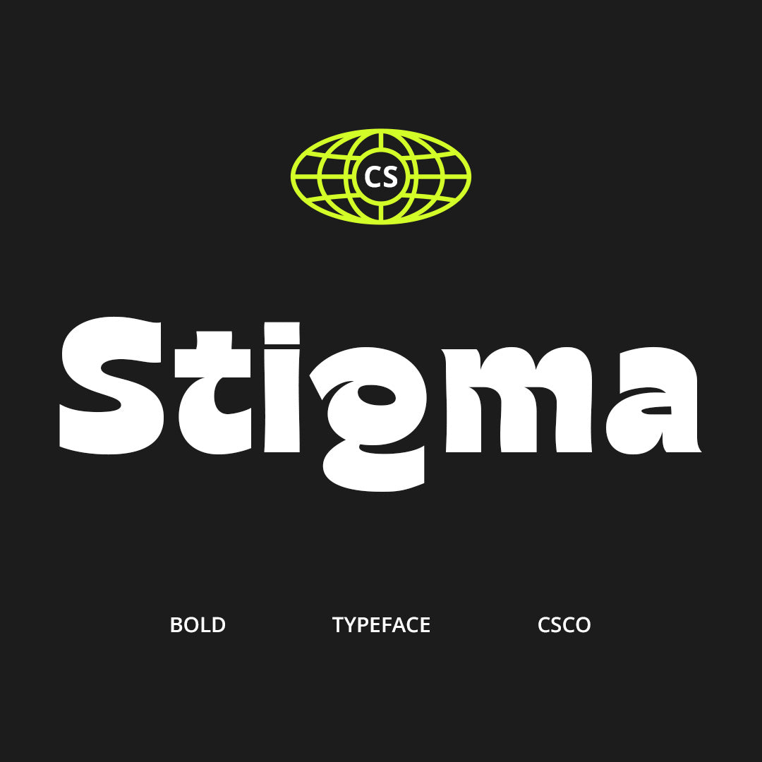 CS Stigma – Bold Font by Craft Supply Co, preview 1