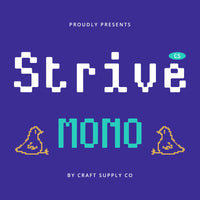 CS Strive Mono – Monospaced Font