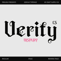 CS Verity – Gothic Font