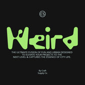 CS Weird – Display Font