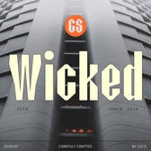 CS Wicked – Industrial Font
