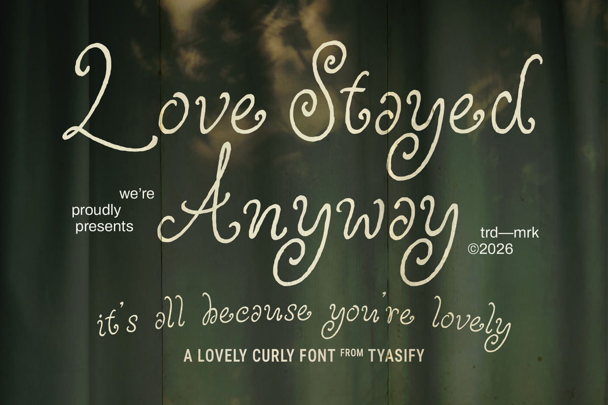 Curly Fairy Lovely Whimsical Font by Tyasify, preview 2