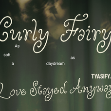 Curly Fairy Lovely Whimsical Font by Tyasify, preview 6