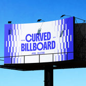 Curved Billboard Mockup 006