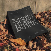 Curved Fall Flyer Mockup on Grass