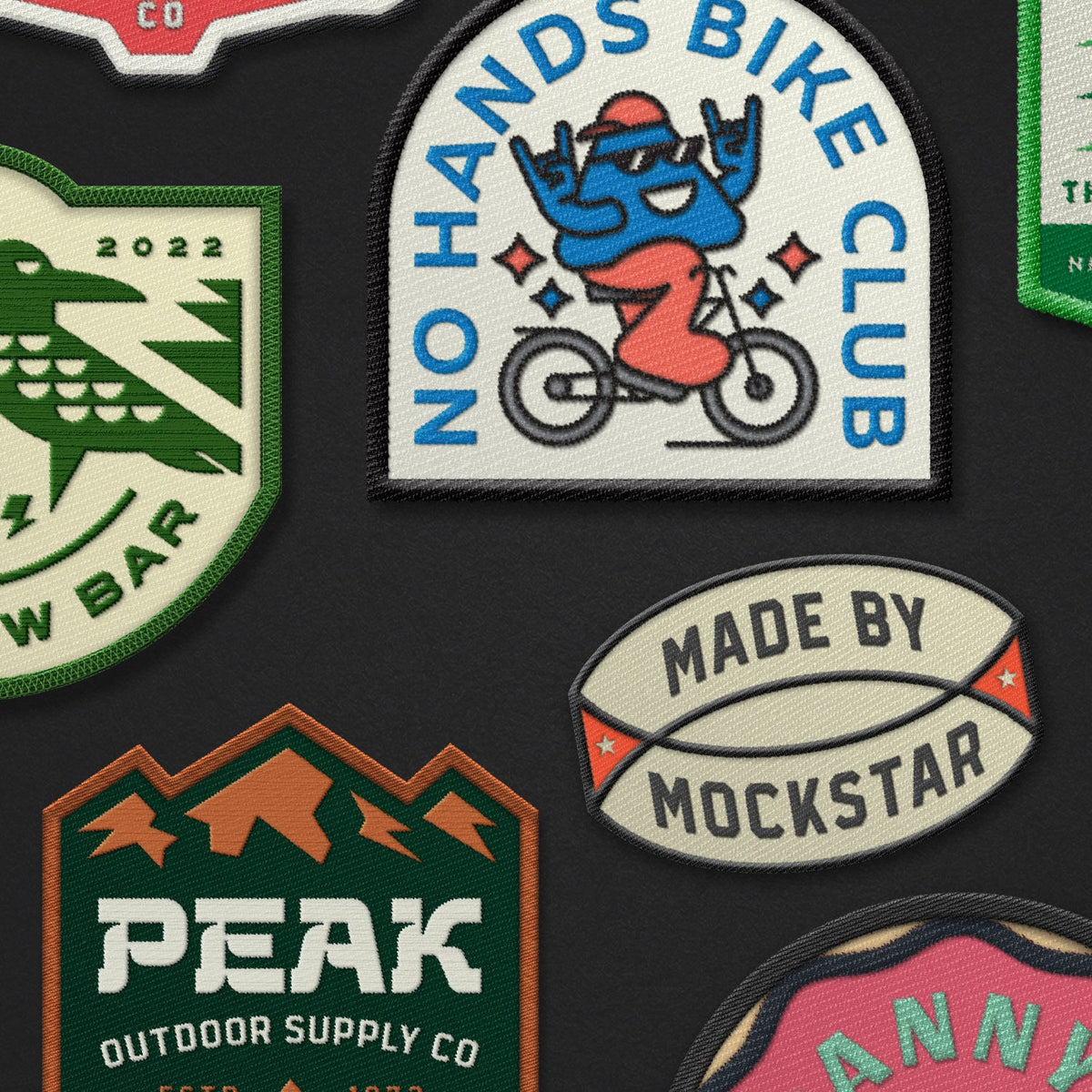 Custom Shape Patch Mockup by mockstar