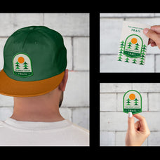 Custom Shape Patch Mockup