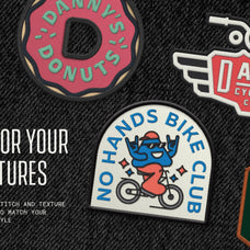 Custom Shape Patch Mockup