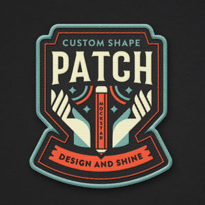 Custom Shape Patch Mockup