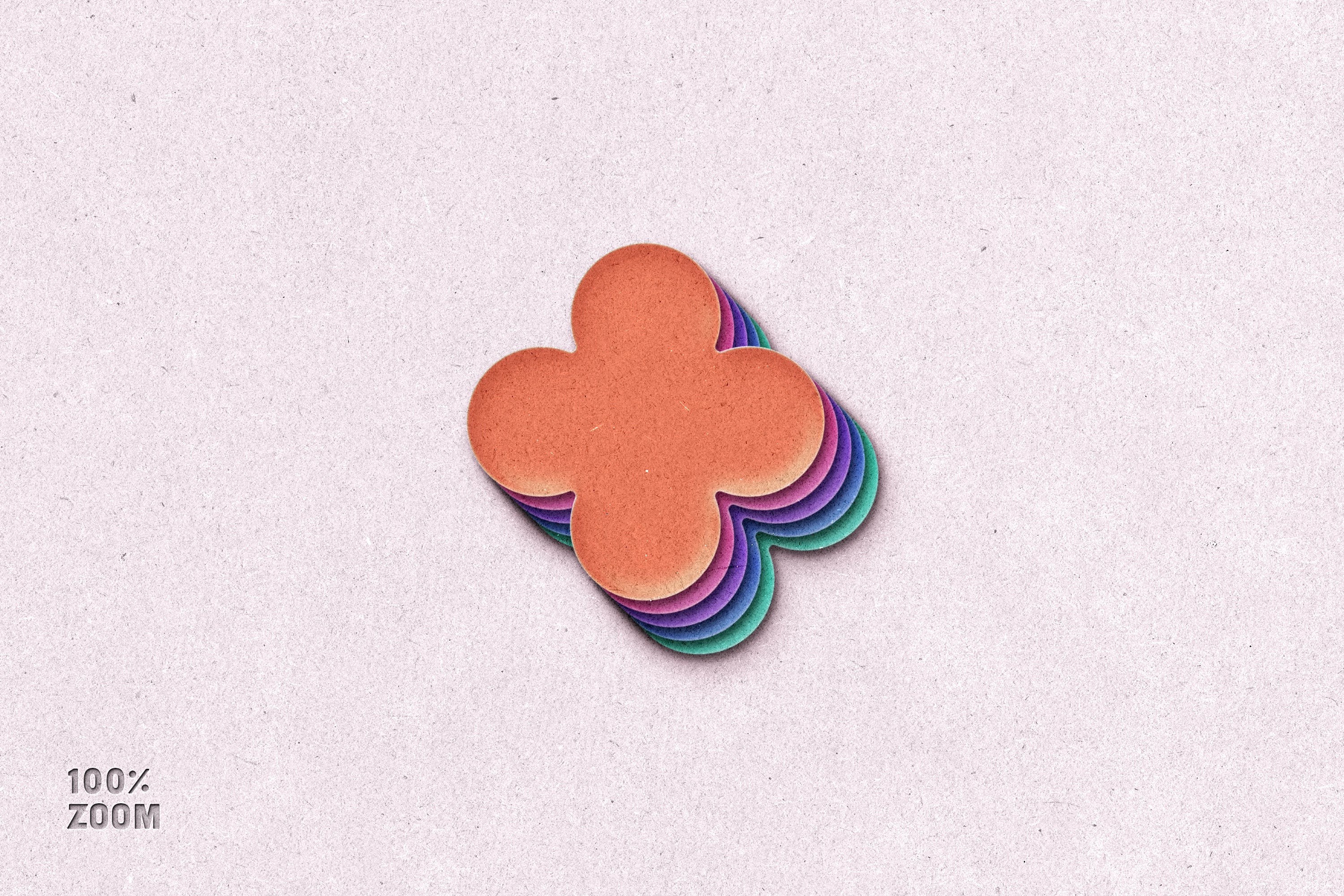 Cut Out Paper Text & Logo Effect