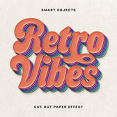 Cut Out Paper Text & Logo Effect