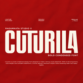 Cuturila - Bold Condensed Sans Serif Font