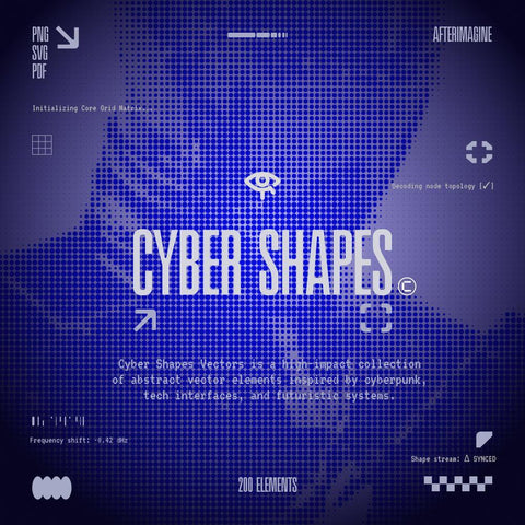 Cyber Shapes Vectors