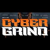Cybergrind – Futuristic Cyberpunk Display Font