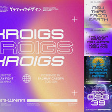 Cyberpunk Futuristic Font Bundle