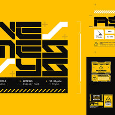Cyberpunk Futuristic Font Bundle