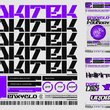 Cyberpunk Futuristic Font Bundle
