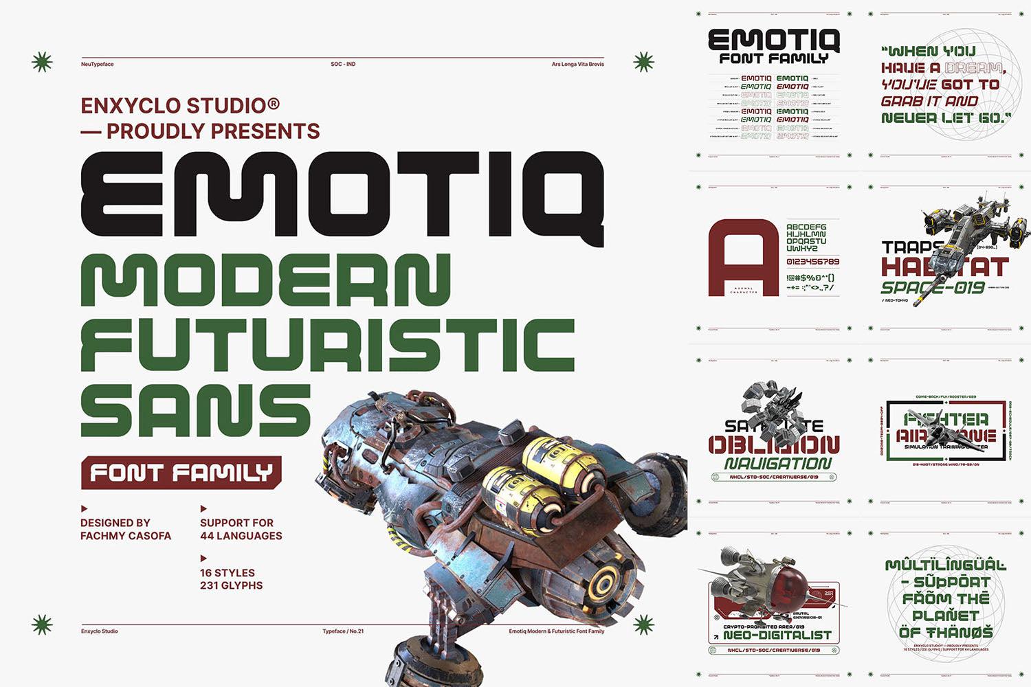 Cyberpunk Futuristic Font Bundle