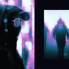 Cyberpunk Motion Photo Effect
