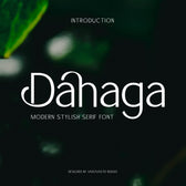 Dahaga Modern Stylish Serif Font