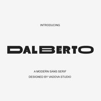 Dalberto Modern Sans Serif Font