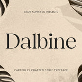 Dalbine – Elegant Font