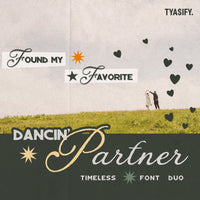 Dancing Partner Vintage Font Duo