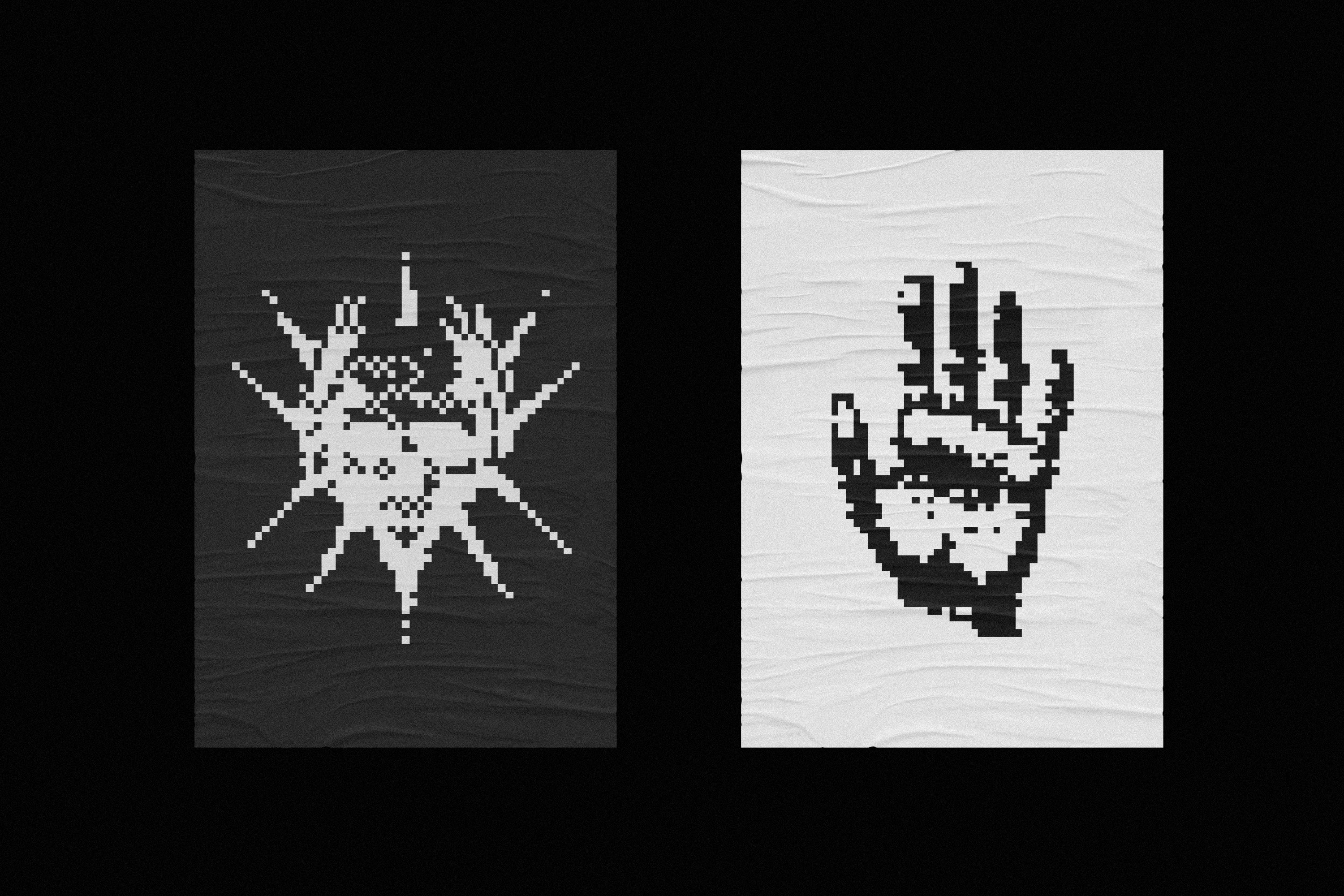 Dark Dithering Graphic Pack Vol.1