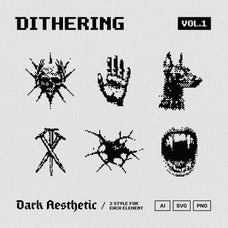 Dark Dithering Graphic Pack Vol.1