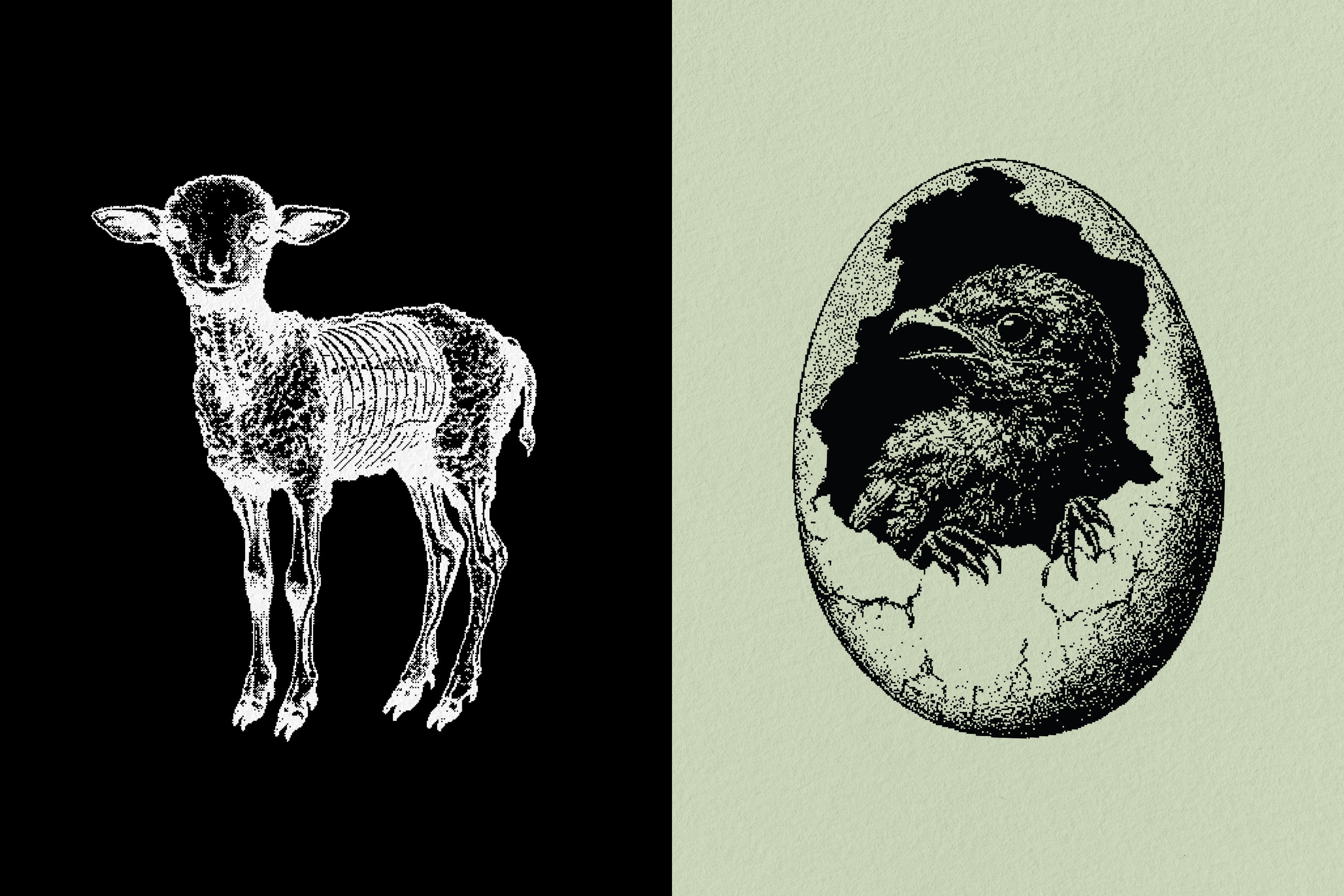 Dark Dithering Graphic Pack Vol.2