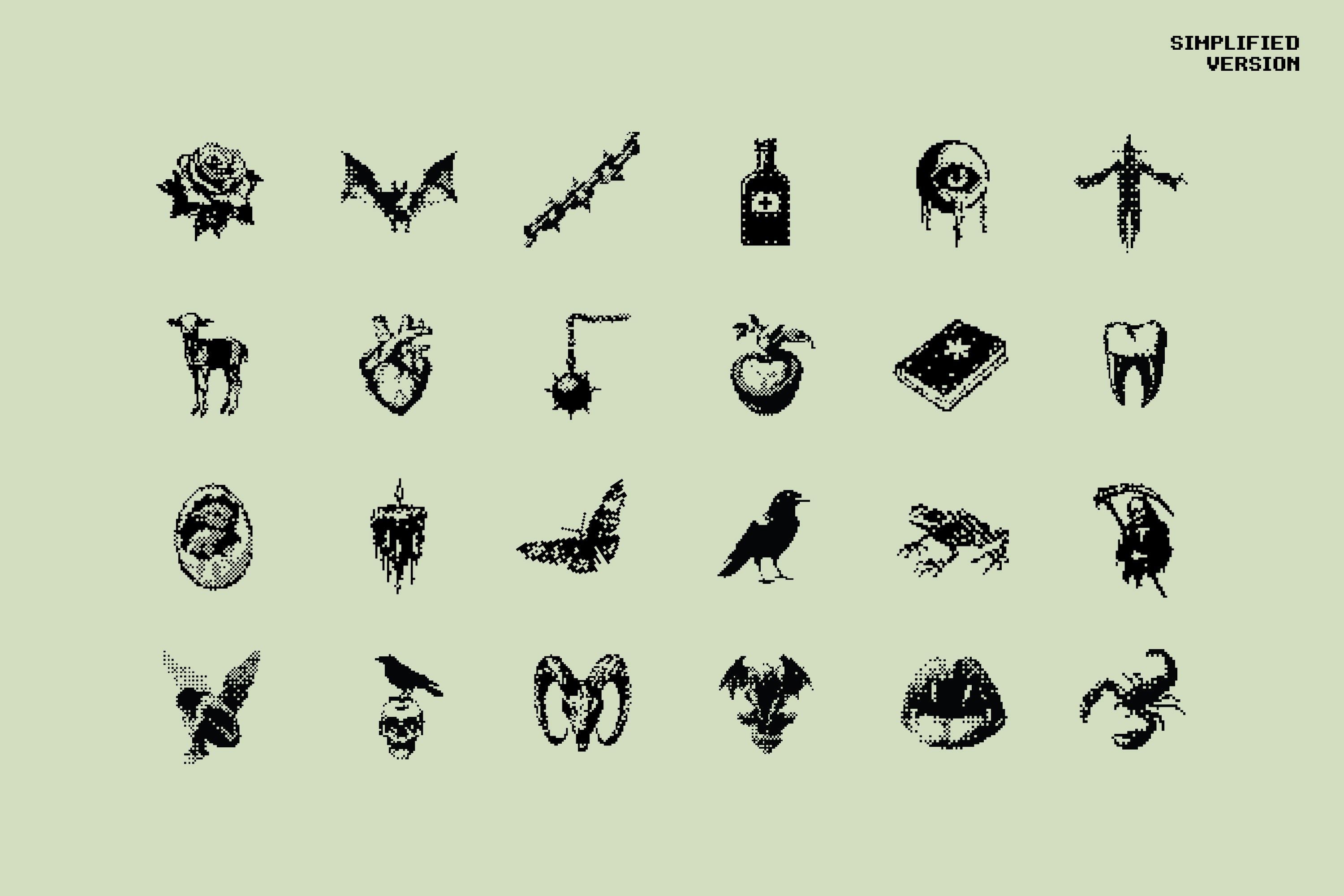 Dark Dithering Graphic Pack Vol.2