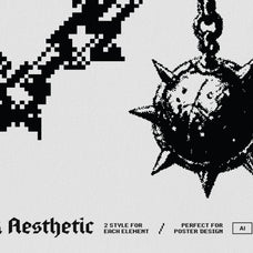 Dark Dithering Graphic Pack Vol.2