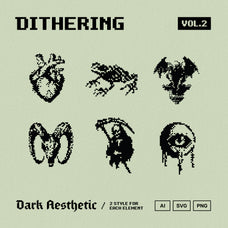 Dark Dithering Graphic Pack Vol.2