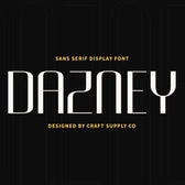 Dazney – Modern Sans Serif