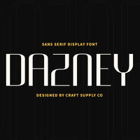 Dazney – Modern Sans Serif