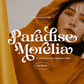 Decorative Retro Serif Font - Paradise Morelia