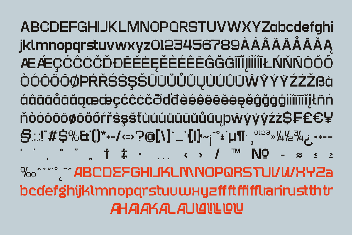 Degon Stuz - Sans Serif Display Font by Mooneseye Type, preview 7
