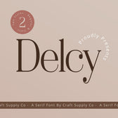 Delcy – Elegant Serif