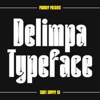 Delimpa – Inktrap Font