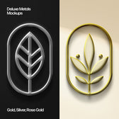 Deluxe Realistic Chrome Mockups