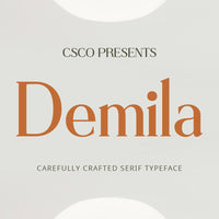 Demila – Modern Font