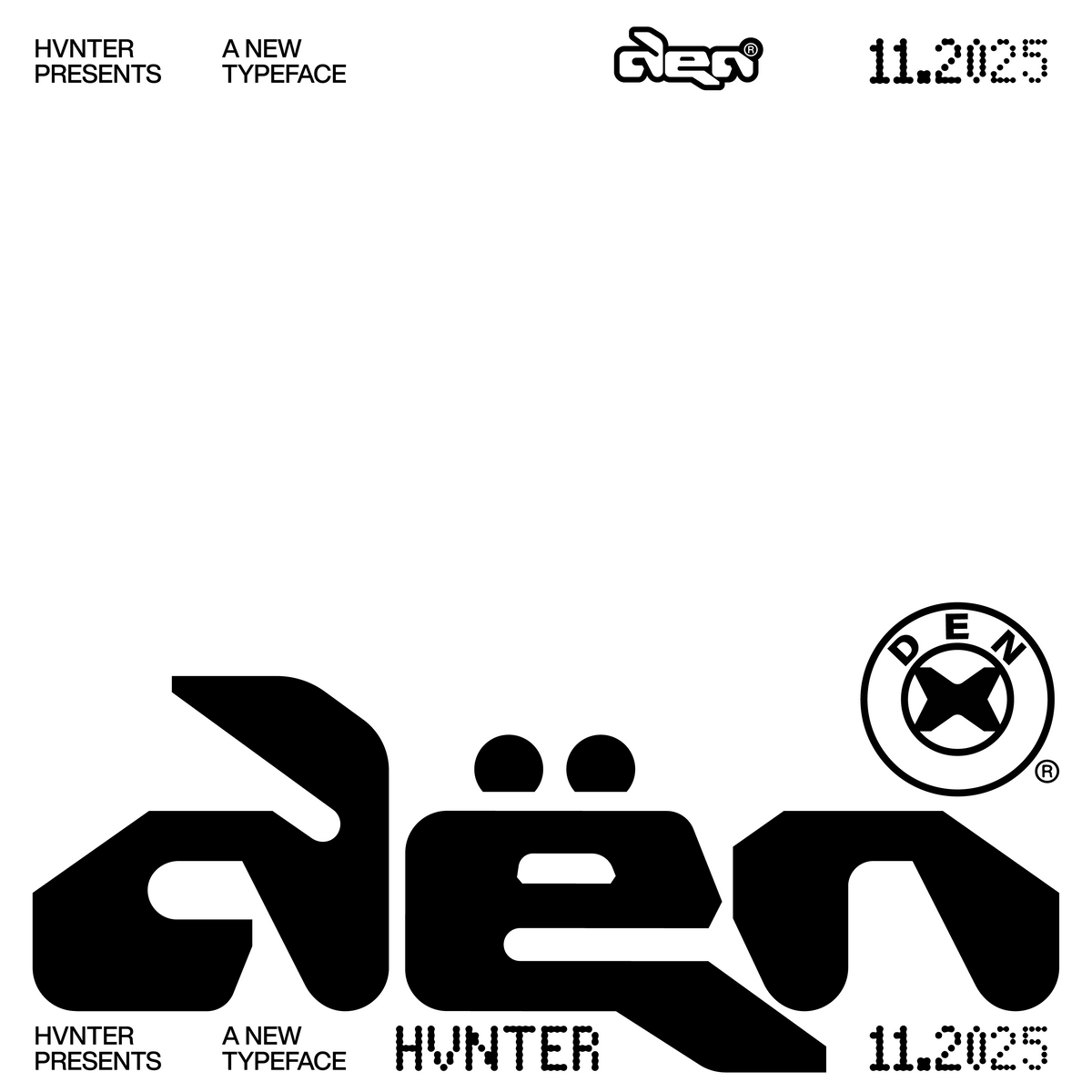 Den Typeface by HVNTER – Studio 2am