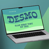 Desmo – Reversed Contrast Font