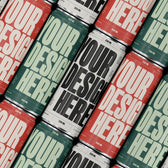 Diagonal Pattern 330ml Can Mockup