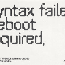 Digi Decay Pixelated Typeface