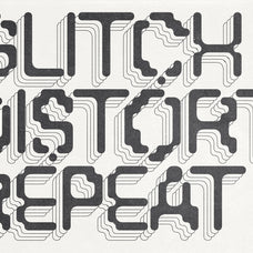 Digi Decay Pixelated Typeface