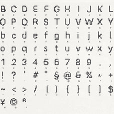 Digi Decay Pixelated Typeface