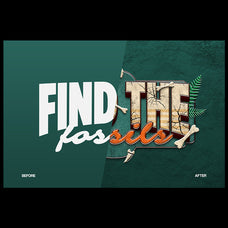 Dinosaur Fossils Text Effect by Matsero, preview 4