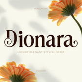 Dionara Luxury Elegant Stylish Serif Font