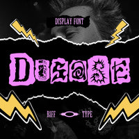 DISASE - Ransom Punk Collage Font